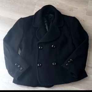 Hobbs made in England black double-breasted Blazer size 14